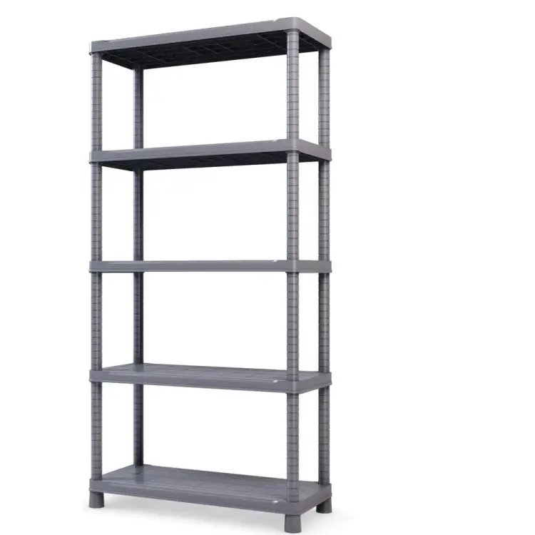 Пластиковый стеллаж ТУБА-ДУБА сб 900.5 серый