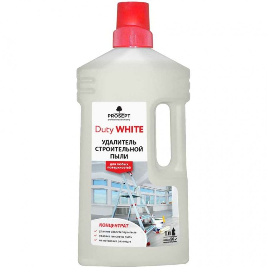 Средство для удаления гипсовой пыли PROSEPT Duty White