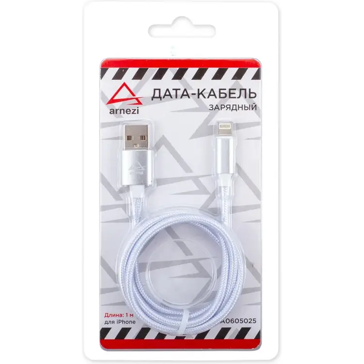 Зарядный дата-кабель iPhone 6/7/8/X Arnezi A0605025
