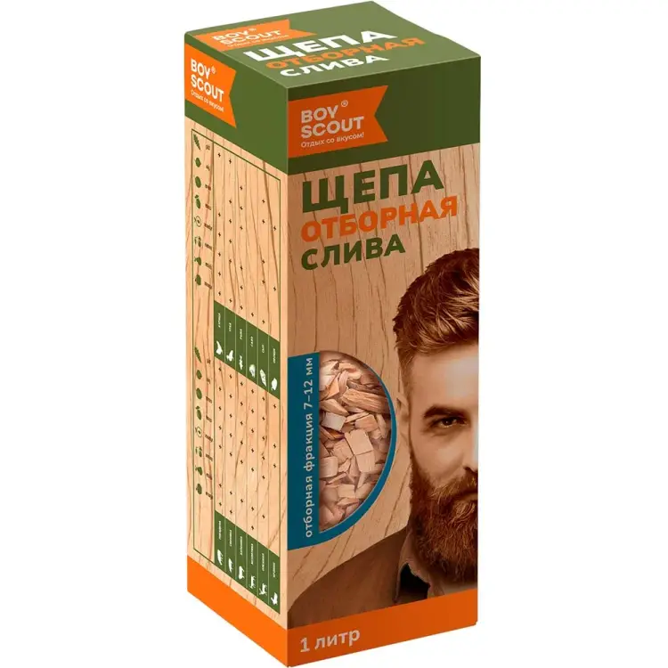 Щепа для копчения BOYSCOUT Слива 61197 Щепа для копчения BOYSCOUT Слива 61197