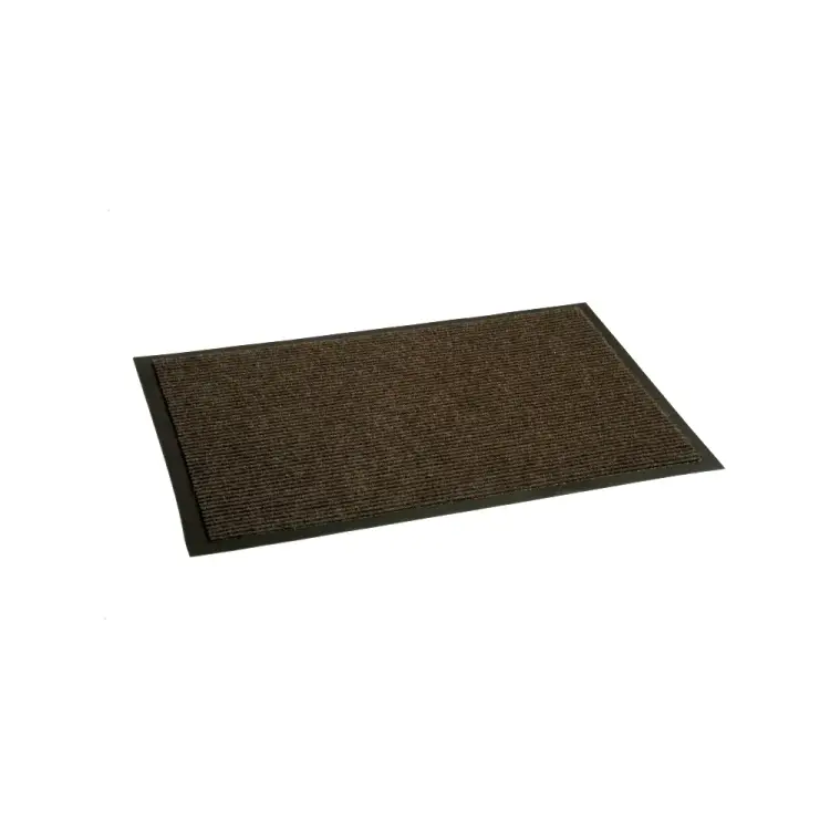 Ребристый влаговпитывающий коврик In'Loran 40x60 см. коричневый 10-462
