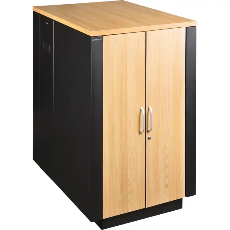 Звукоизолированный шкаф LANMASTER SOUNDPROOF LAN-DC-CBSP-24U-WD