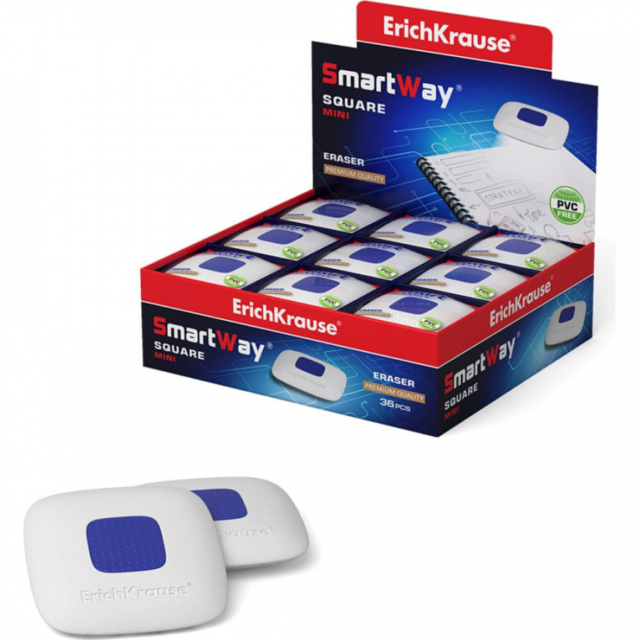 Ластик ErichKrause SmartWay Mini Square