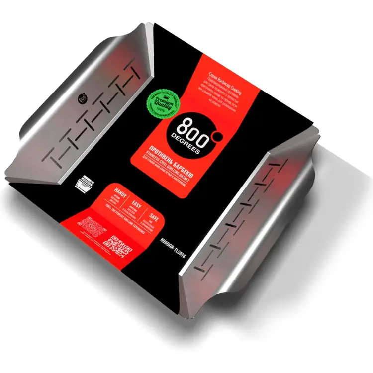 Квадратный противень-корзина 800 Degrees Square Grill Basket 800DGR-TLS016 Квадратный противень-корзина 800 Degrees Square Grill Basket 800DGR-TLS016