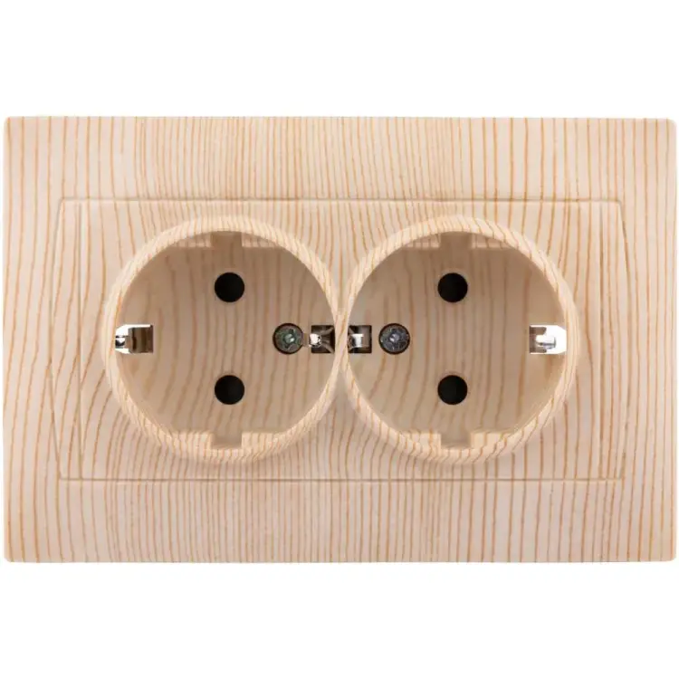 Двойная розетка TDM ELECTRIC Лама SQ1815-0313