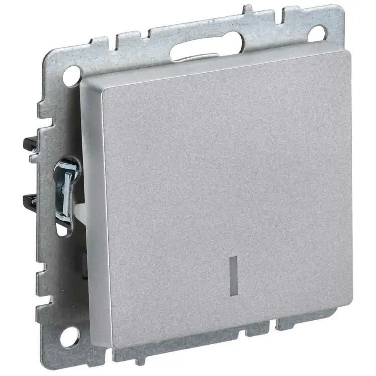 Одноклавишный выключатель IEK Brite вс10-1-1-бра BR-V10-1-10-K47