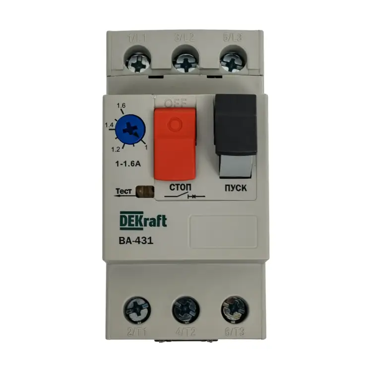 Автоматический выключатель защиты двигателя DEKraft ВА431 21225DEK