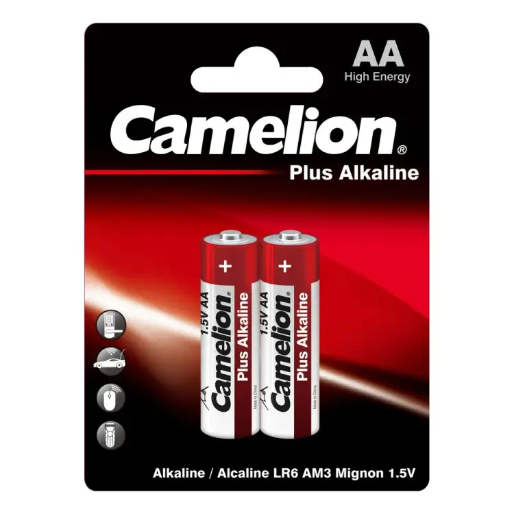 Батарейка Camelion Plus Alkaline LR 6 BL-2 1.5В 1652