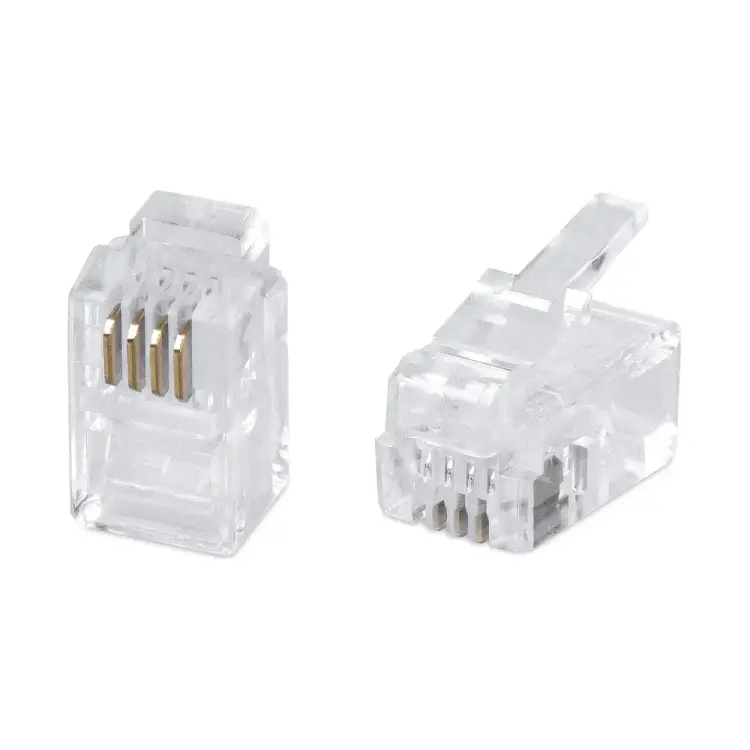 Телефонный коннектор для телефонных трубок Cabeus 4P4C