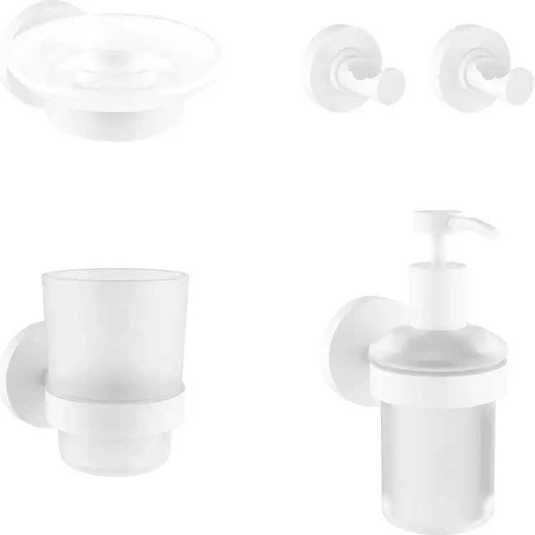 Набор аксессуаров для ванной комнаты 5 в 1 Wellsee Finishing Touch 182515002 Набор аксессуаров для ванной комнаты 5 в 1 Wellsee Finishing Touch 182515002