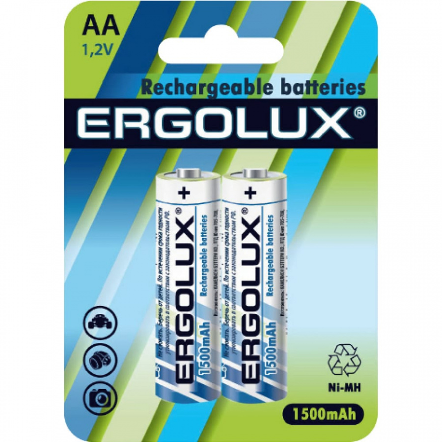 Аккумулятор Ergolux NHAA1500BL2