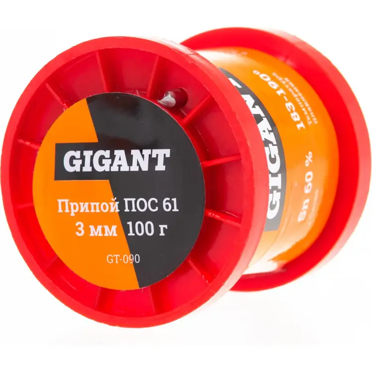 Припой Gigant ПОС 61 GT-090 Припой Gigant ПОС 61 GT-090