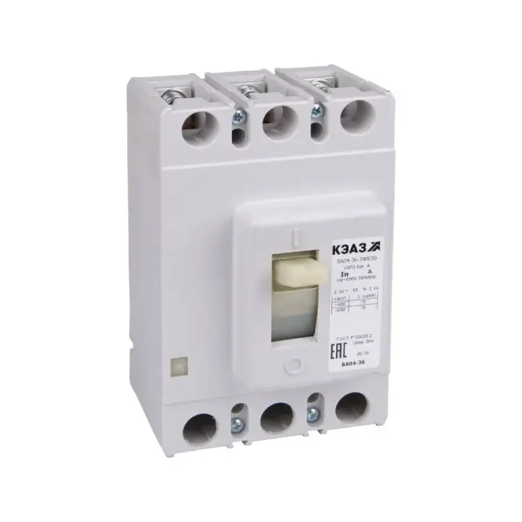 Выключатель автоматический КЭАЗ 160А 2000Im ВА04-36-340010 УХЛ3 690В AC 107545