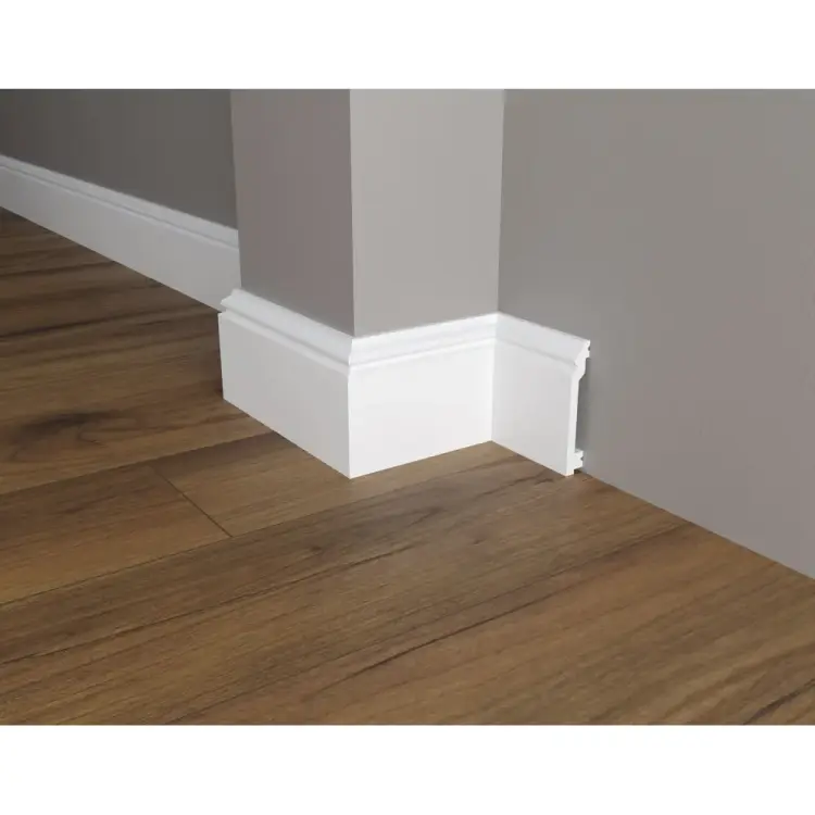 Ударопрочный влагостойкий напольный плинтус под покраску Decor-Dizayn DD701 Ударопрочный влагостойкий напольный плинтус под покраску Decor-Dizayn DD701