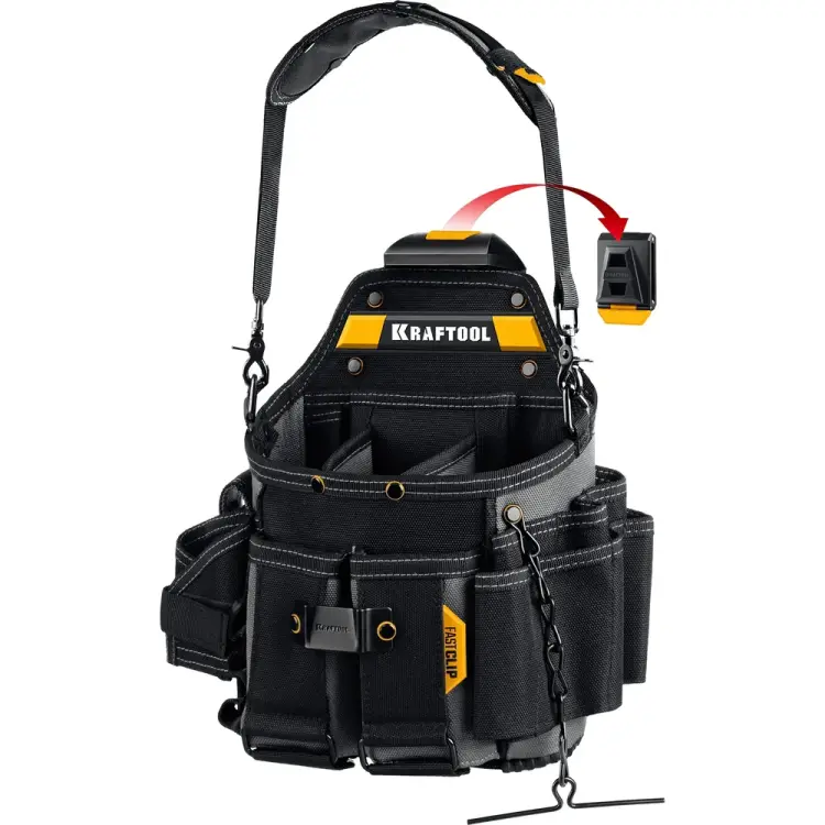 Поясная сумка KRAFTOOL FastClip 38766