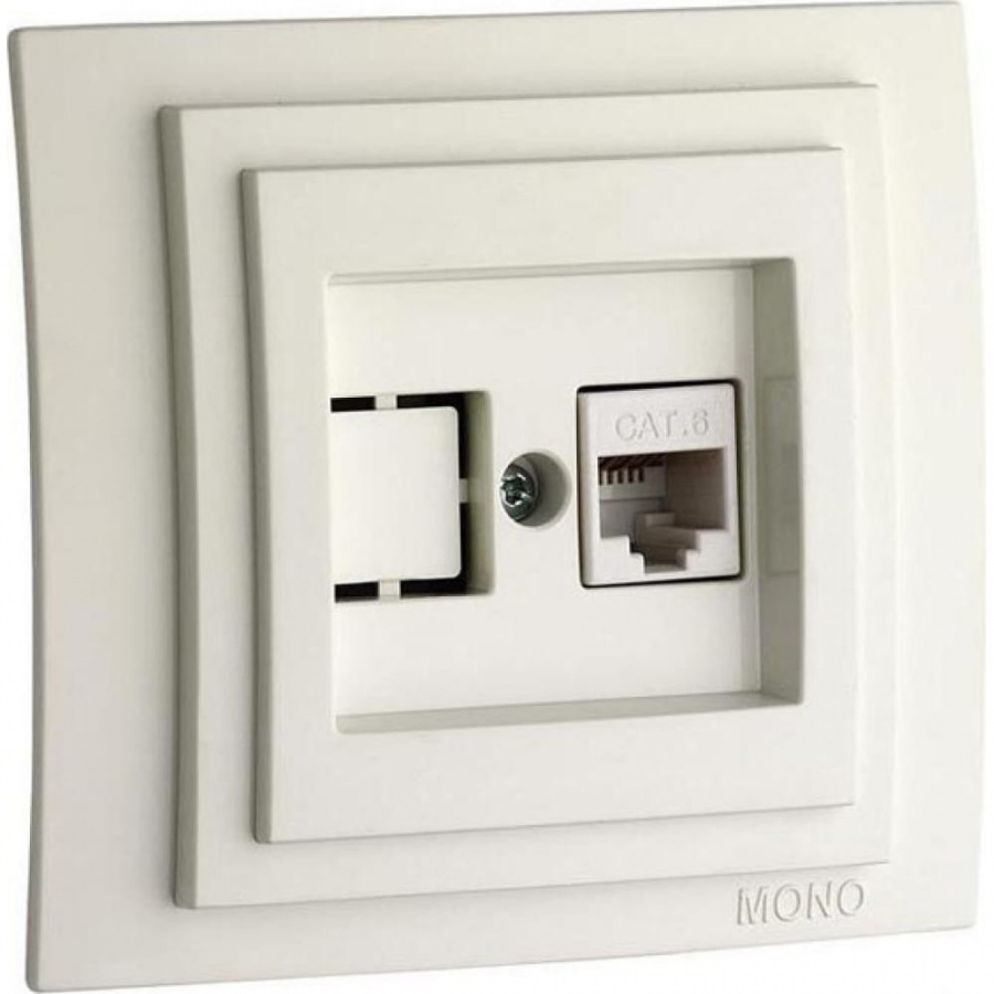 Компьютерная розетка MONO ELECTRIC LARISA