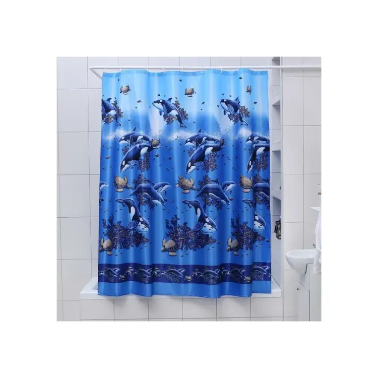 Штора для ванной Доляна Морская 732872