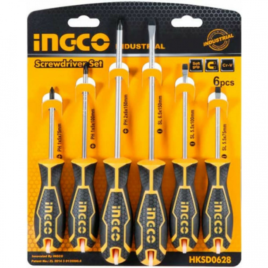Набор отверток INGCO HKSD0628