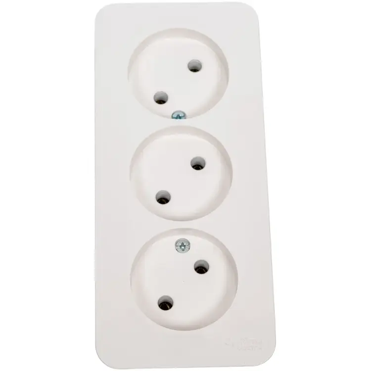 Трехместная розетка Systeme Electric BLANCA BLNRA000312