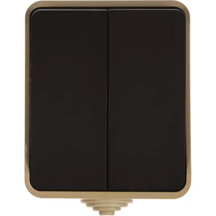 Двухклавишный выключатель Smartbuy Сатурн SBE-04w-10-SW2-0