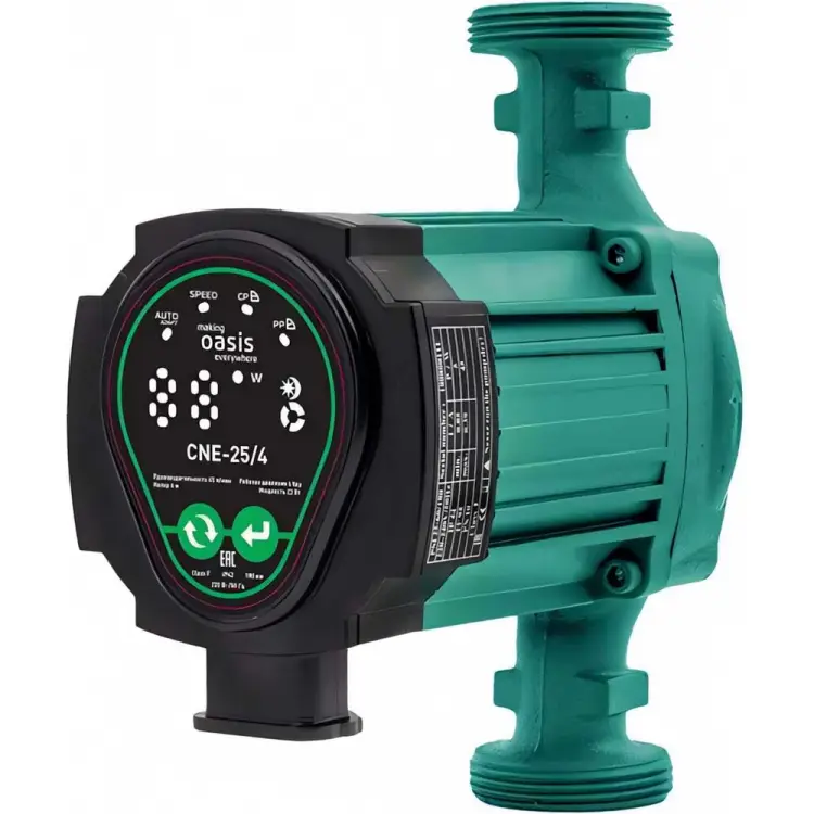 Циркуляционный насос с электрическим управлением OASIS Making oasis everywhere CNE 25/4 Циркуляционный насос с электрическим управлением OASIS Making oasis everywhere CNE 25/4