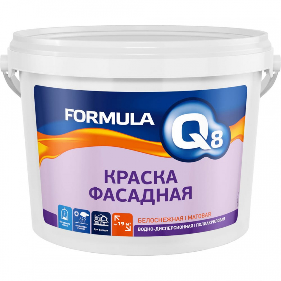 Фасадная водно-дисперсионная краска ПРЕСТИЖ Formula Q8