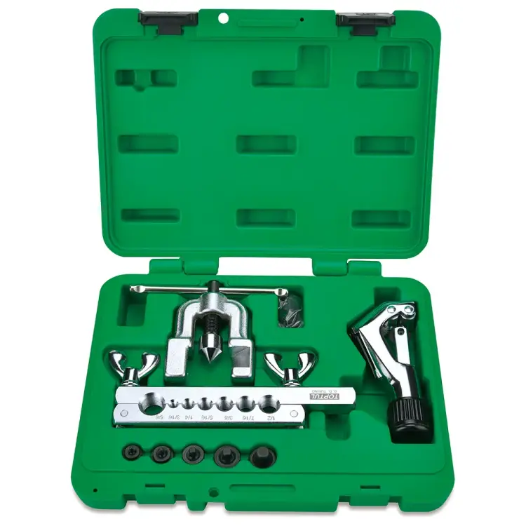 Набор для развальцовки трубок TOPTUL 10 предметов Набор для развальцовки трубок TOPTUL 10 предметов