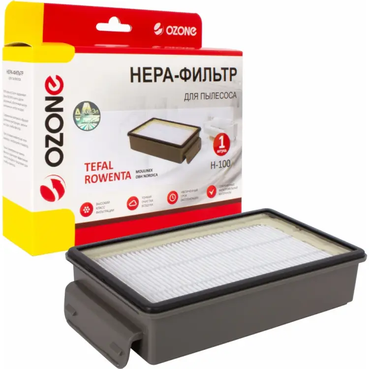 Синтетический hepa фильтр для пылесоса OZONE H-100 Синтетический hepa фильтр для пылесоса OZONE H-100