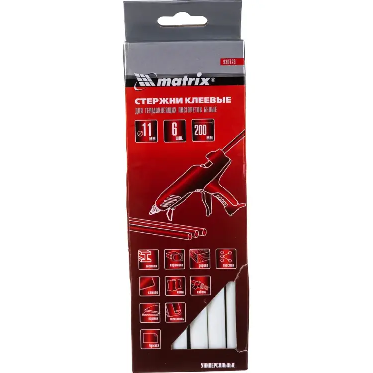 Клеевые стержни MATRIX 930723 Клеевые стержни MATRIX 930723