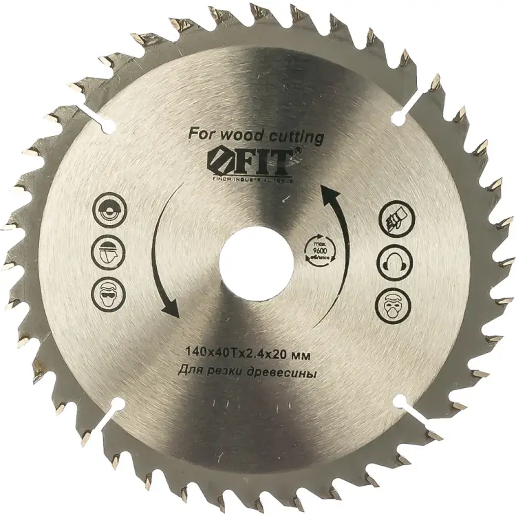 Пильный диск по дереву для циркулярных пил FIT 37715