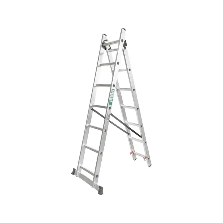 Комбинированная двухсекционная лестница Forcekraft fk-bl-e207 52850