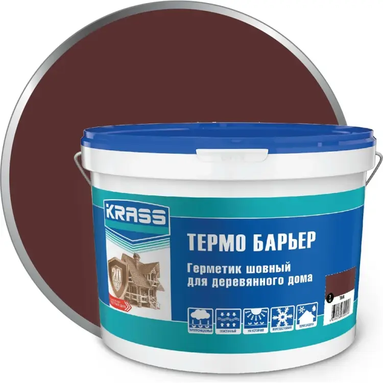 Акриловый герметик для деревянного дома KRASS Термо Барьер Лк-00013460