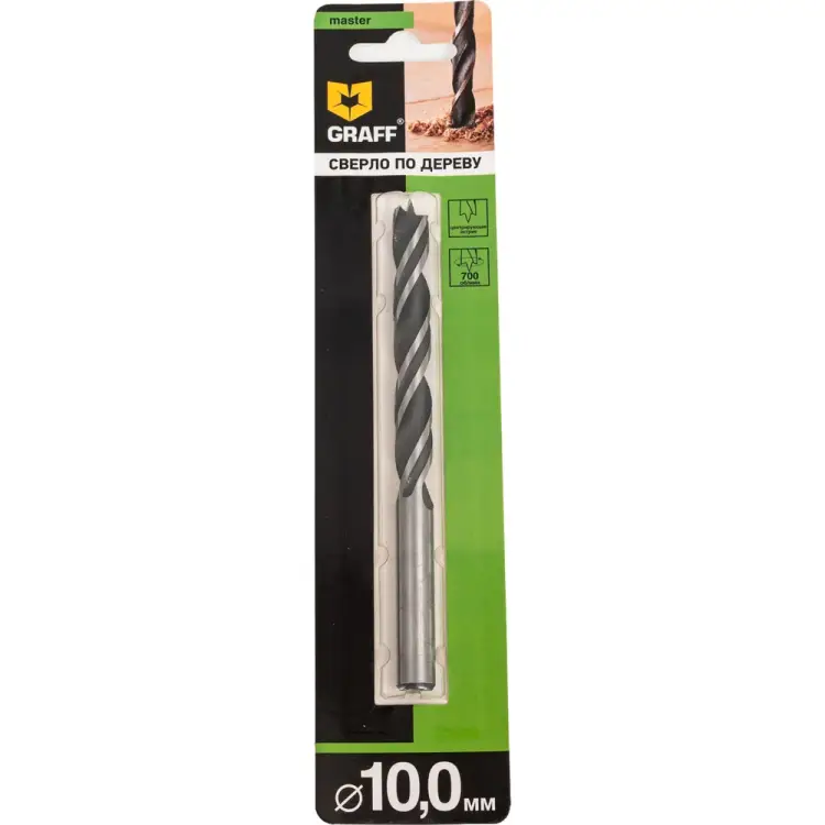 Спиральное сверло по дереву GRAFF 76100133