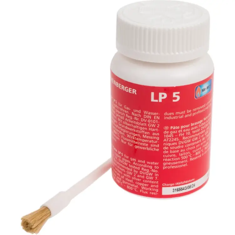 Пастообразный флюс для твердого припоя LP 5 Rothenberger F-SH1 40500 Пастообразный флюс для твердого припоя LP 5 Rothenberger F-SH1 40500