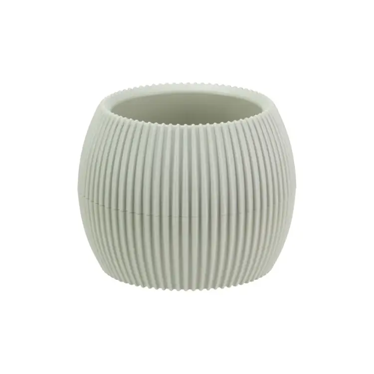 Кашпо IDEA ПИКАНТО D145 мм 0,7л, белый ротанг М М 3212