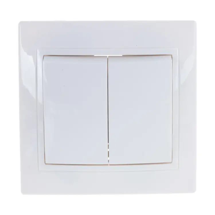 Двухклавишный выключатель IEK КВАРТА EVK20-K01-10-DM