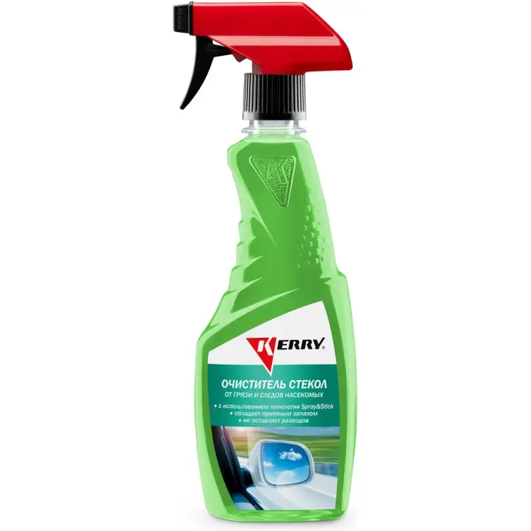 Очиститель стекол от грязи и следов насекомых KERRY 500 мл KR-520