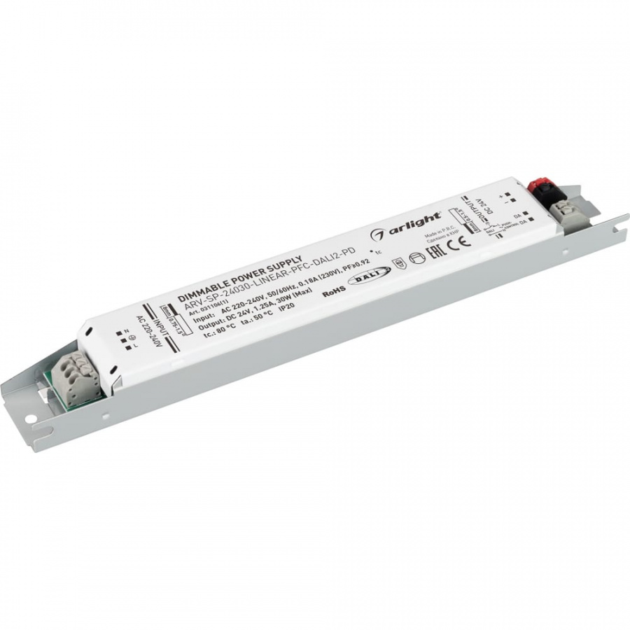 Блок питания Arlight ARV-SP-24030-LINEAR-PFC-DALI2-PD