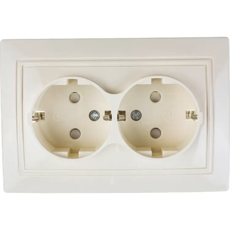 Двойная розетка UNIVersal Севиль Б-С0050