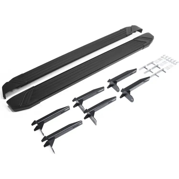 Автомобильные пороги для Volkswagen Amarok 2010-2016 г.в. Rival F193ALB.5803.1