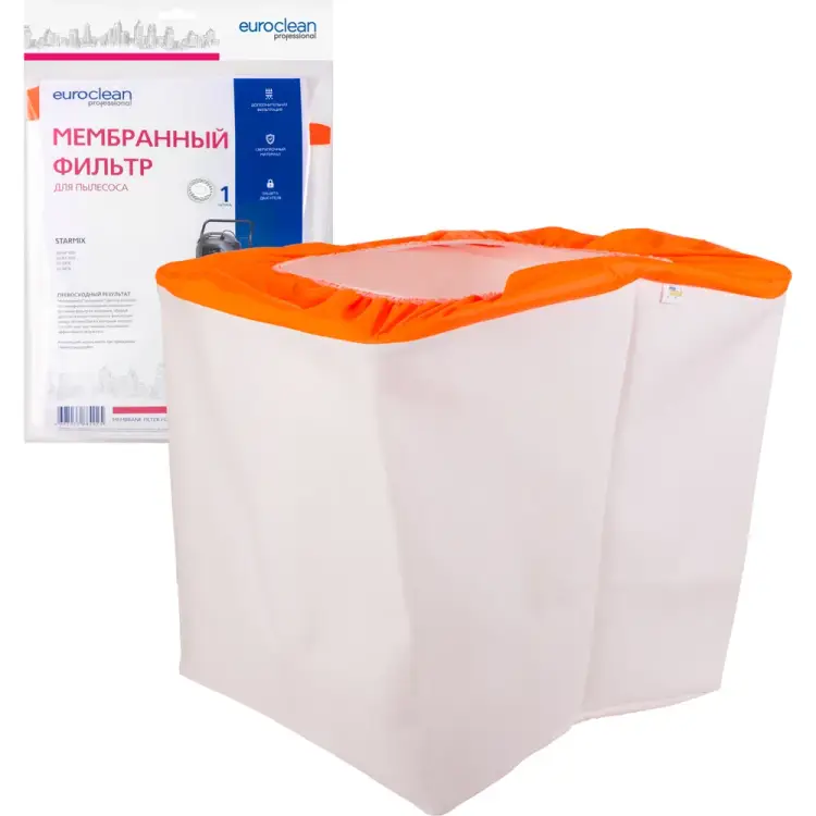 Мембранный матерчатый фильтр для пылесосов EURO Clean EUR MBF-308 Мембранный матерчатый фильтр для пылесосов EURO Clean EUR MBF-308