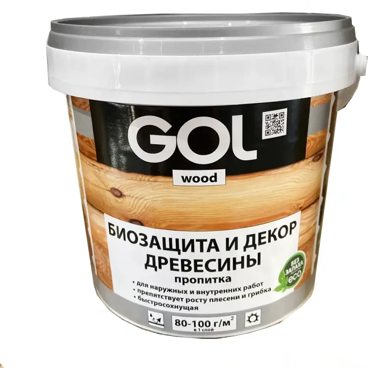Защитно-декоративная пропитка Palizh GOL wood AQUA Wd.232.11-0,9 11605841