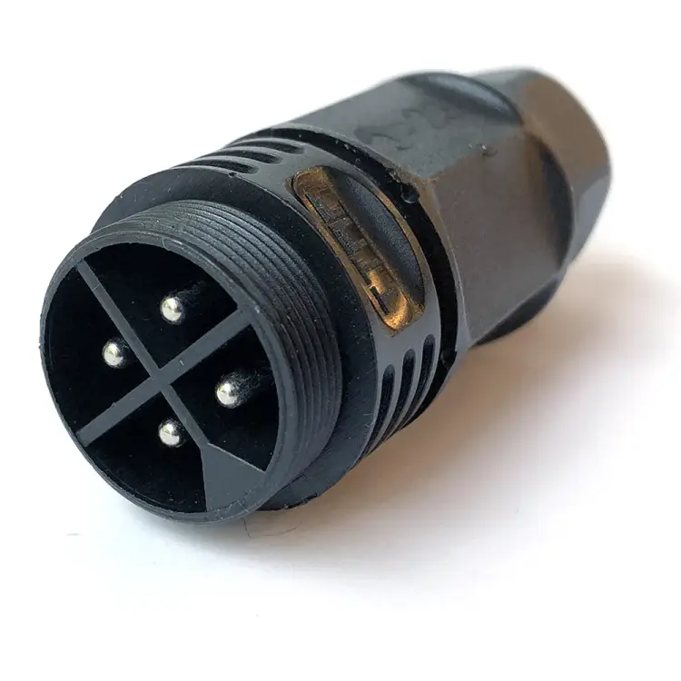 Водостойкий четырехполюсный промышленный разъем TTAF Elektronik WPM-0400M20 Водостойкий четырехполюсный промышленный разъем TTAF Elektronik WPM-0400M20