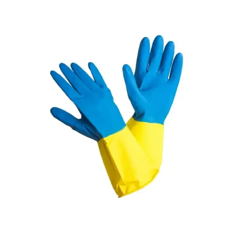Латексные перчатки ООО Комус Bicolor 1289611 Латексные перчатки ООО Комус Bicolor 1289611