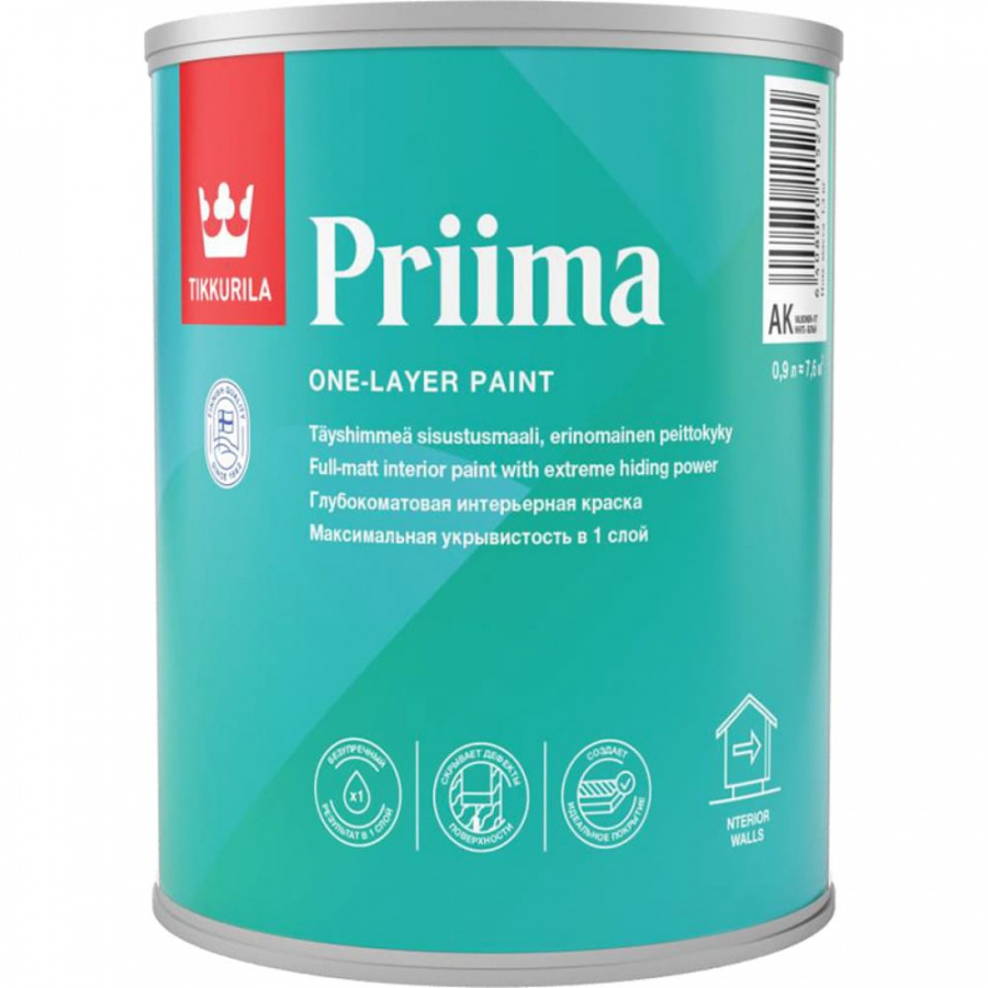 Интерьерная краска Tikkurila Priima
