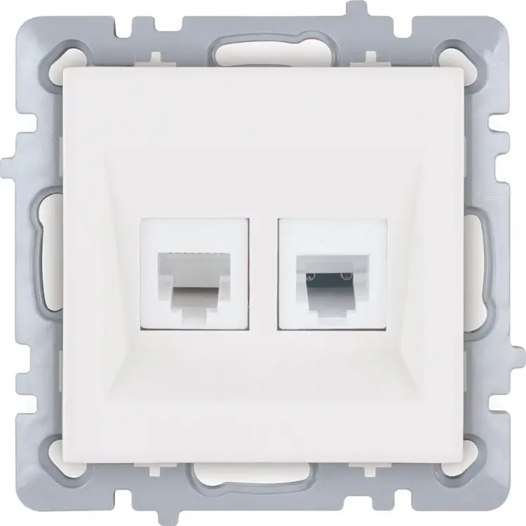 Двухместная механизм телефонной розетки Nilson moda-advantage 20112441