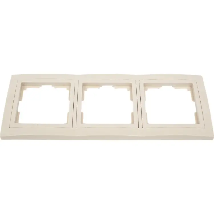 Трехместная рамка Smartbuy Нептун SBE-05i-Plastic-FR-3