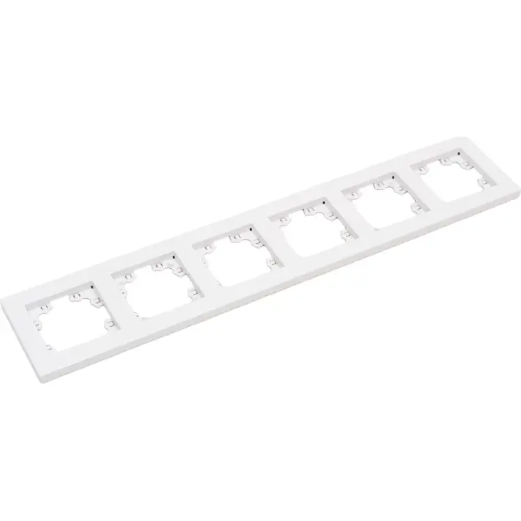 Горизонтальная шестиместная рамка UNIVersal афина A1043