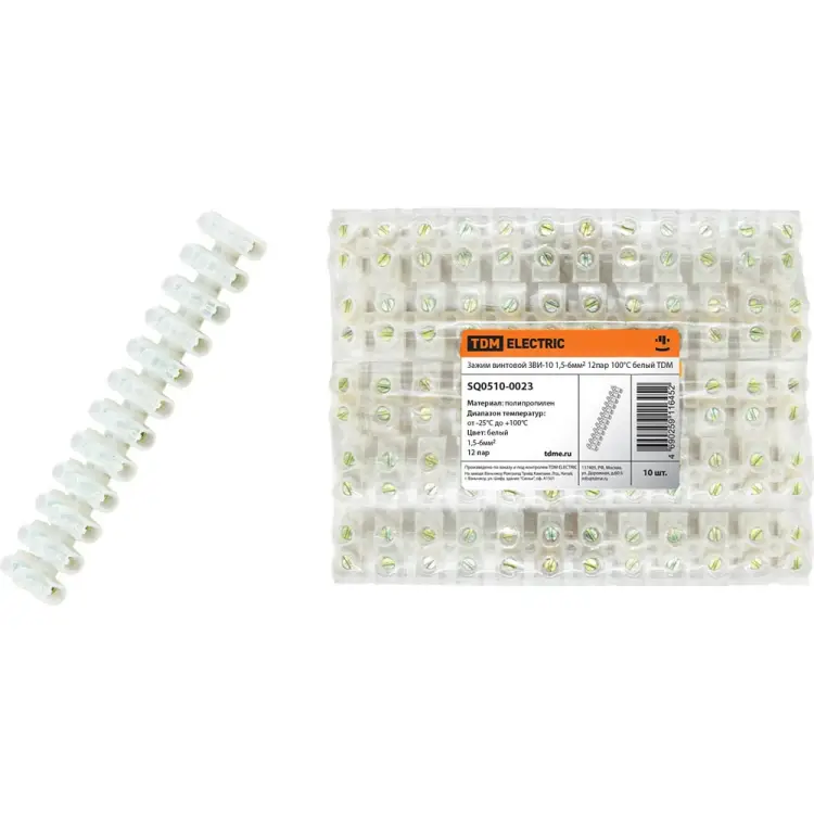 Винтовой зажим TDM ELECTRIC ЗВИ-10 SQ0510-0023