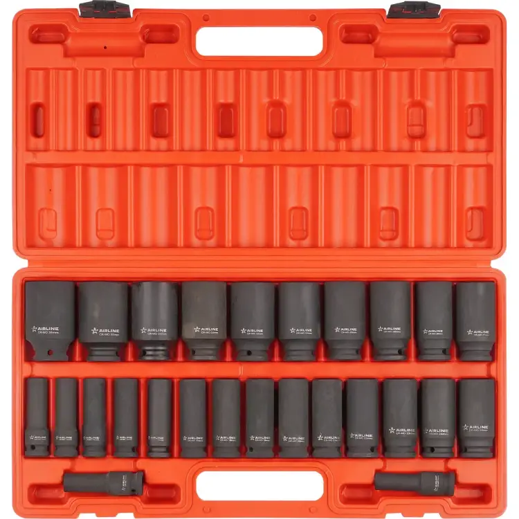 Набор головок ударных удлиненных Airline ATAS078